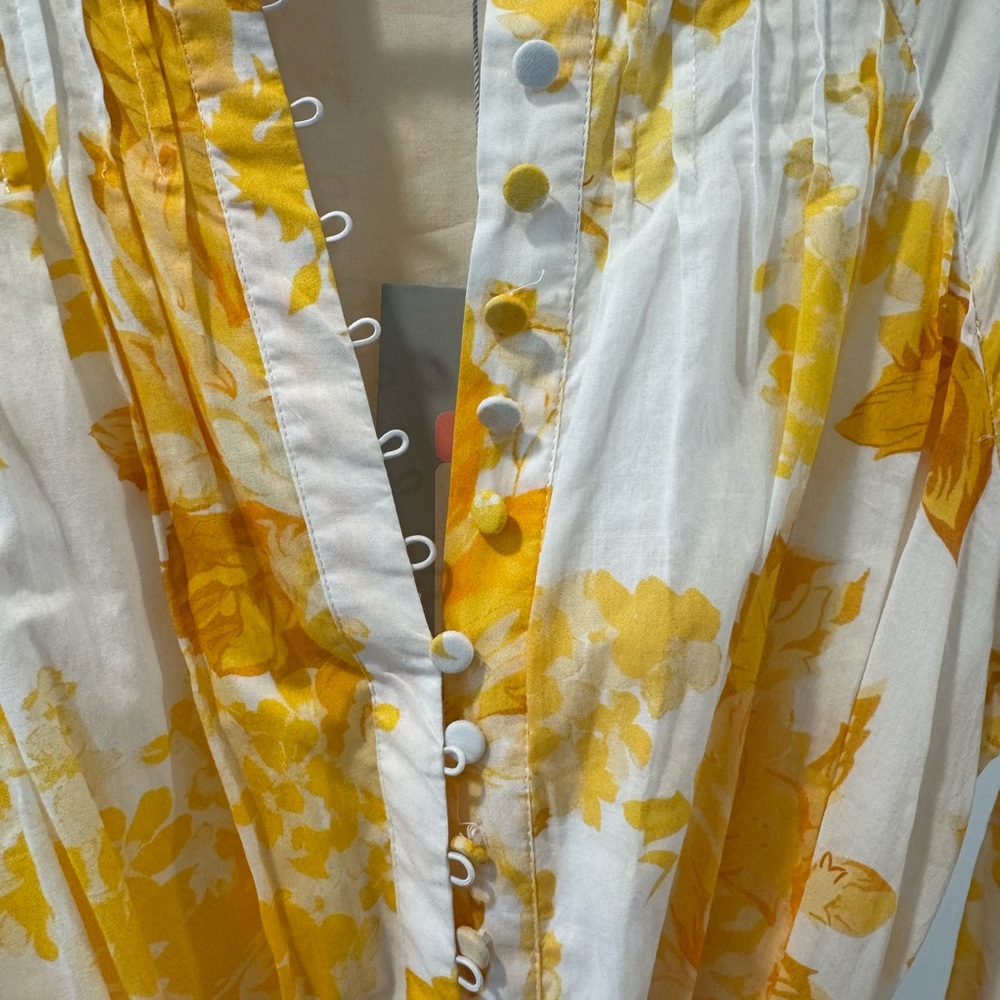 ANTONIO MELANI Yellow Floral Dress - Picture 3 of 6